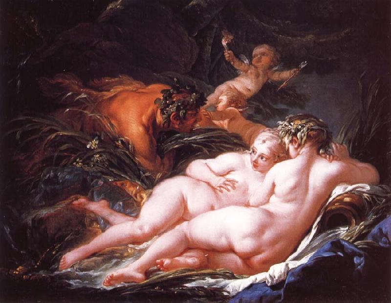 Francois Boucher Pan and Syrinx Germany oil painting art